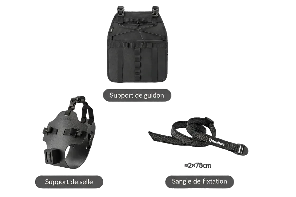 VELORIUM DualMount — Support Avant & Arrière Modulaire by Qunature