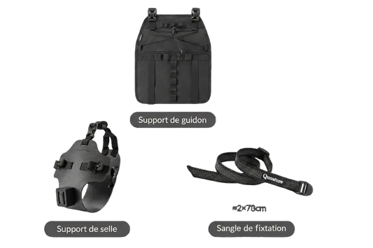 VELORIUM DualMount — Support Avant & Arrière Modulaire by Qunature